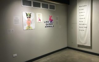 “Like Queer Animals: We Hold Your Gaze” installation view