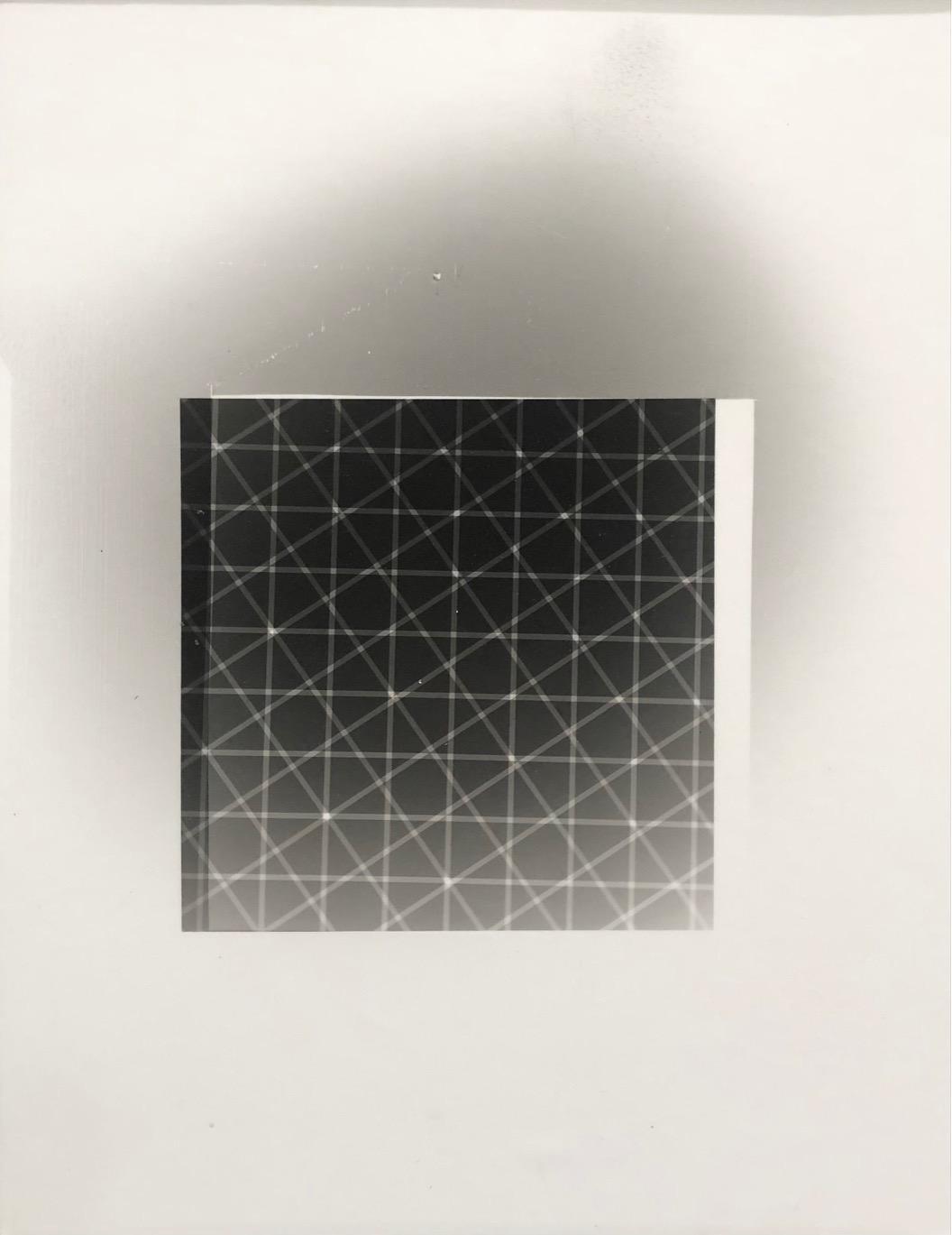 Juan Fernandez, Window (Negative), 2021, Laminated silver gelatin print mounted on masonite, 14” x 11” x 1”