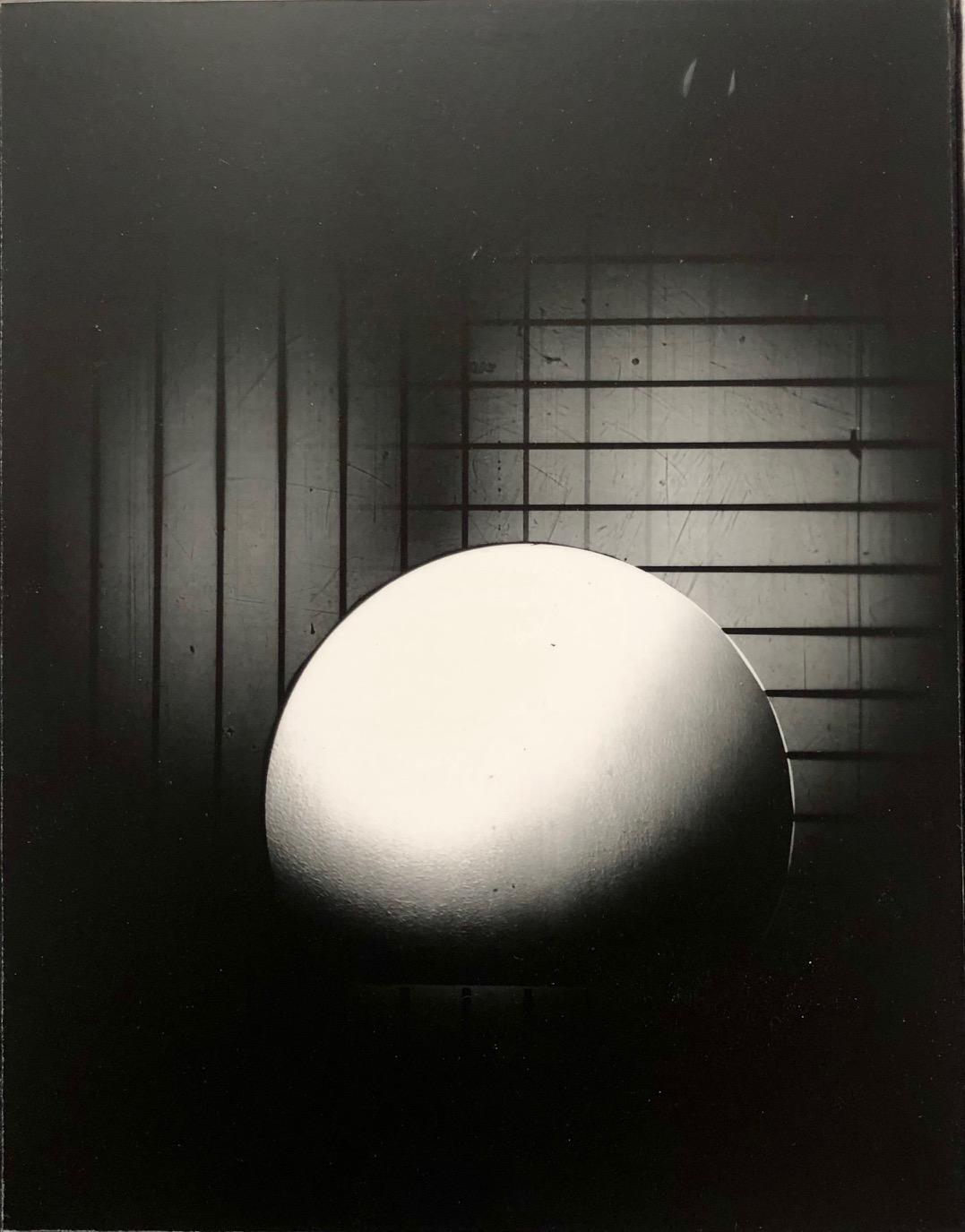 Juan Fernandez, Sphere 2 (Positive), 2022, Laminated silver gelatin print mounted on masonite, 14” x 11” x 1”
