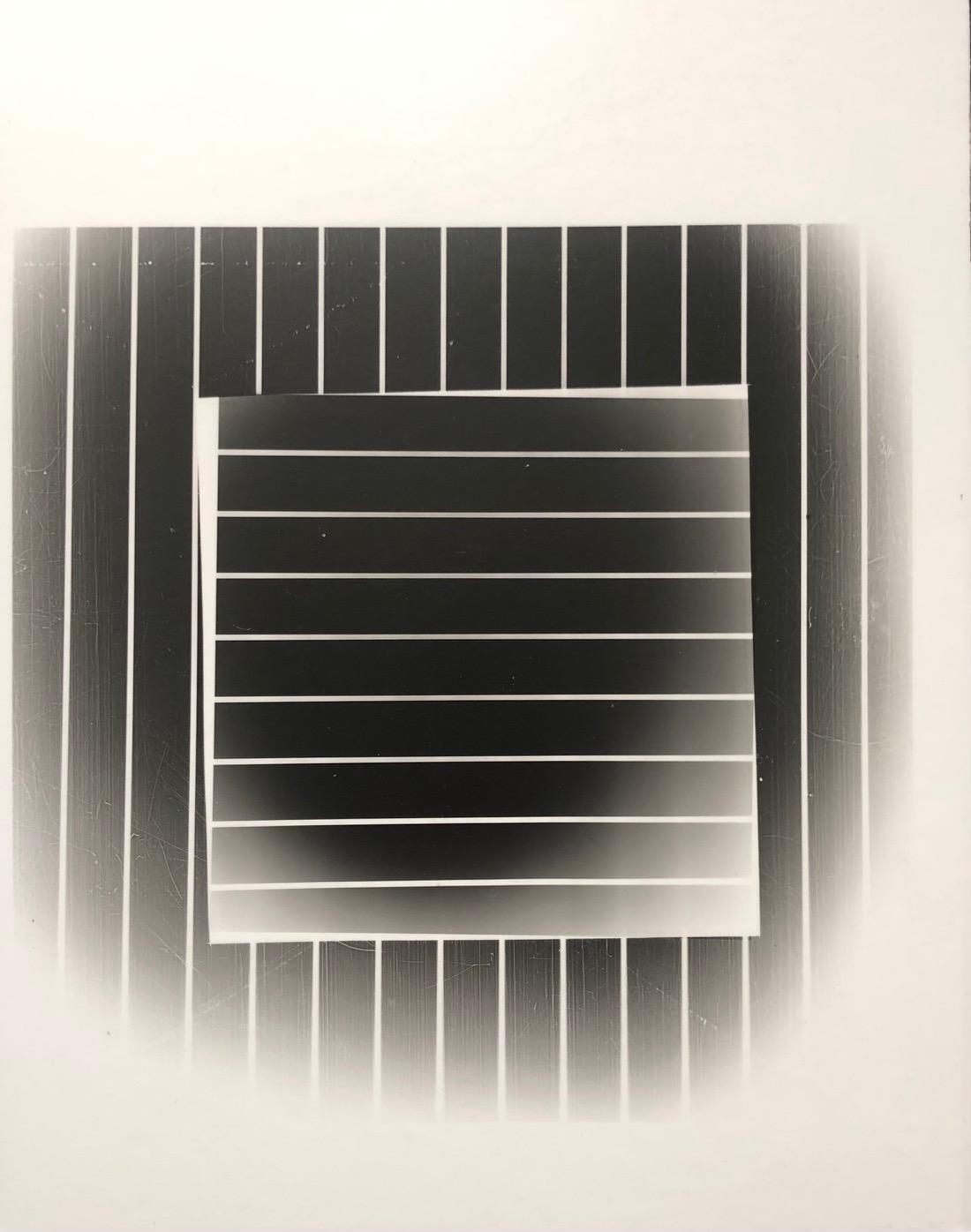 Juan Fernandez, Inside Out (Negative), 2021, Laminated silver gelatin print mounted on masonite, 14” x 11” x 1”