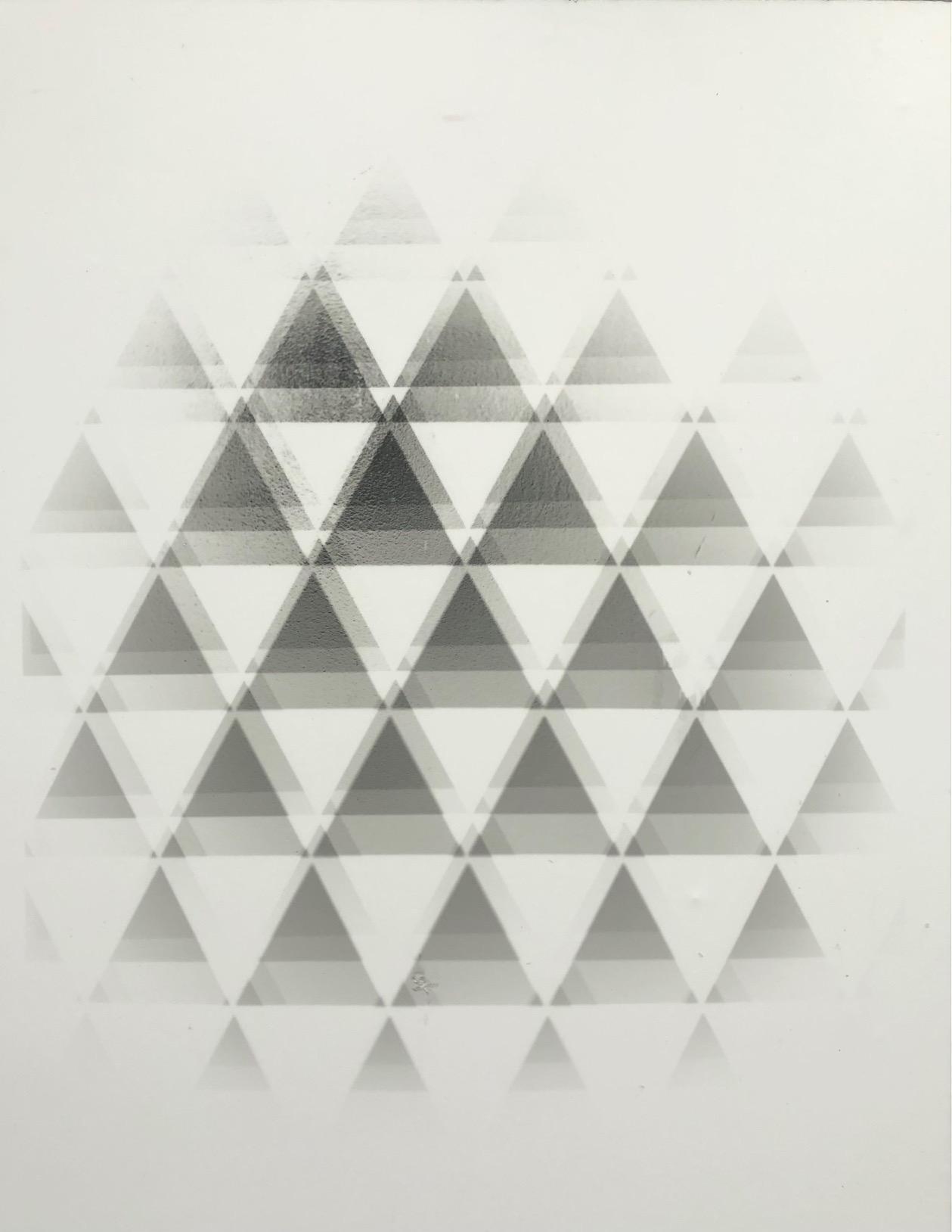 Juan Fernandez, Diamond (Negative), 2021, Laminated silver gelatin print mounted on masonite, 14” x 11” x 1”