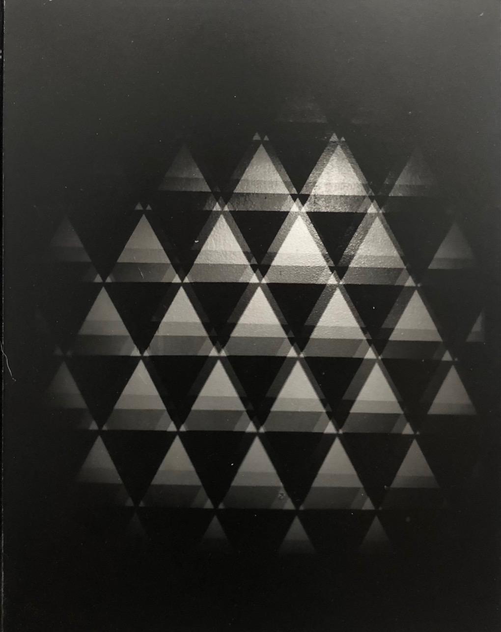 Juan Fernandez, Diamond (Positive), 2021, Laminated silver gelatin print mounted on masonite, 14” x 11” x 1”