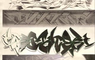 TRIXTER, Six Degrees of Separation, 2010, Graffiti Styles Print, 11" X 17"