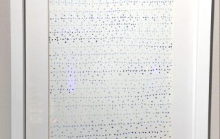 Bobbi Meier, Dots #1, 2017, watercolor on paper, 15” x 12”