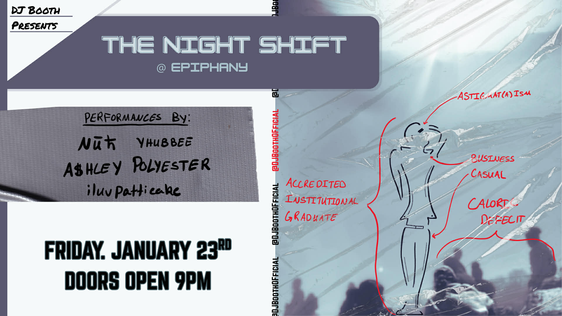 The Night Shift by DJ Booth - Epiphany Center for the Arts